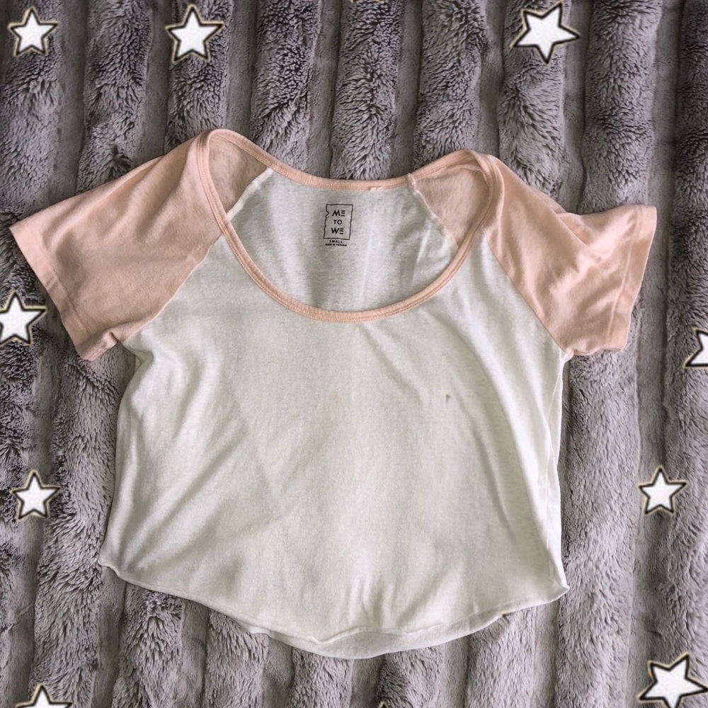 “Me To We” Pacsun Cropped T Shirt